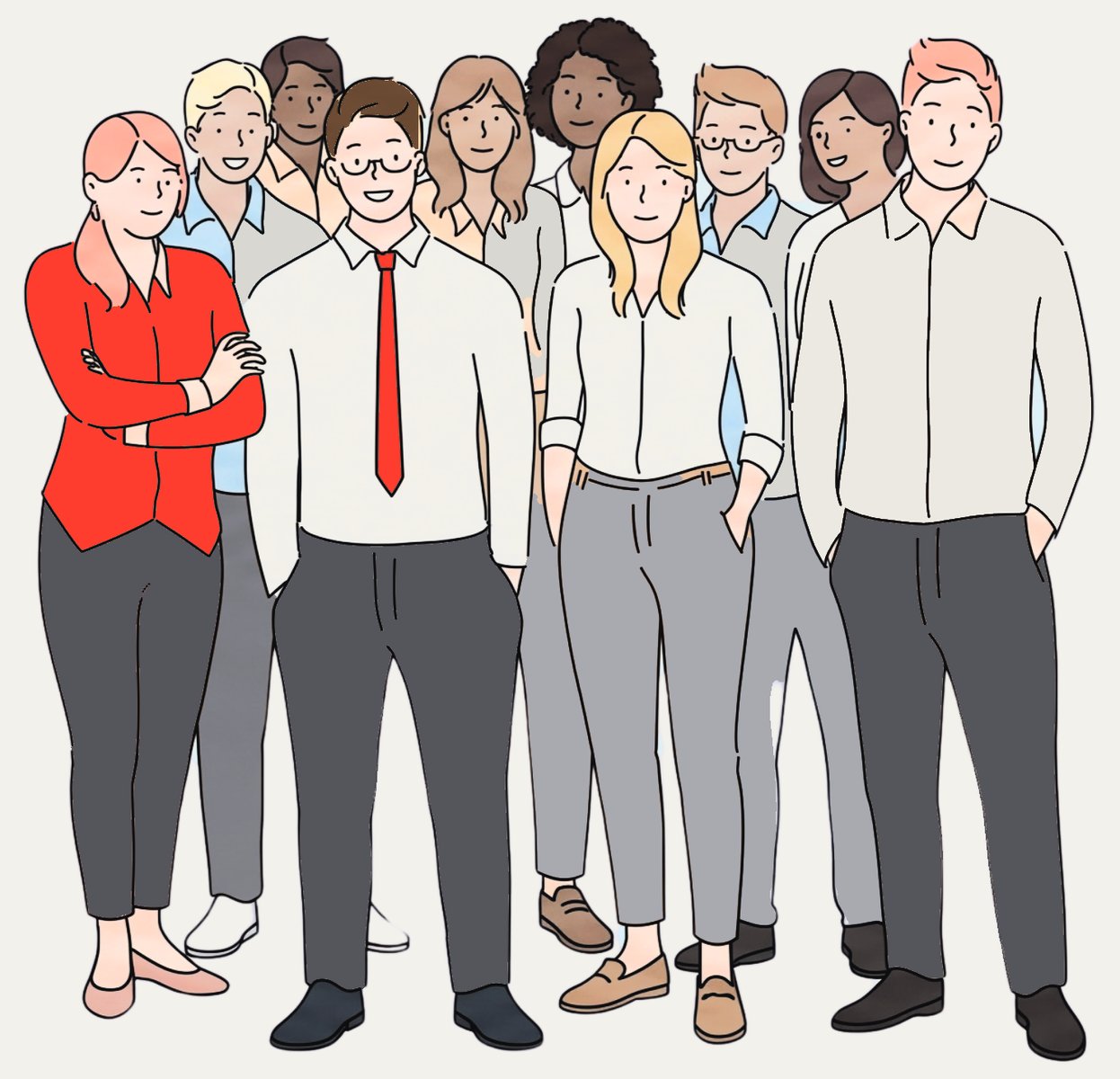 Personas de distintos rubros: hechos por humanos para humanos